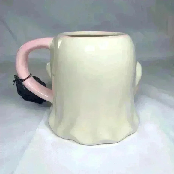 Pink Pumpkin Ghost Mug 16 oz - Picture 2 of 3